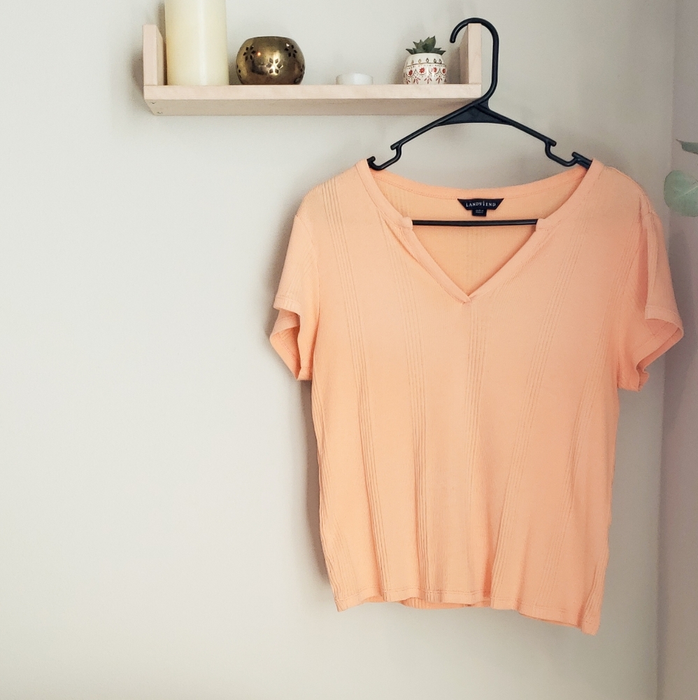 Orange V-Neck